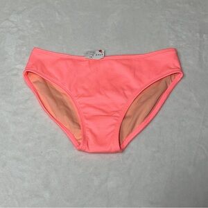 CAT & JACK Girls Bikini Bottom Coral/OrangeTextured Size XL (14)